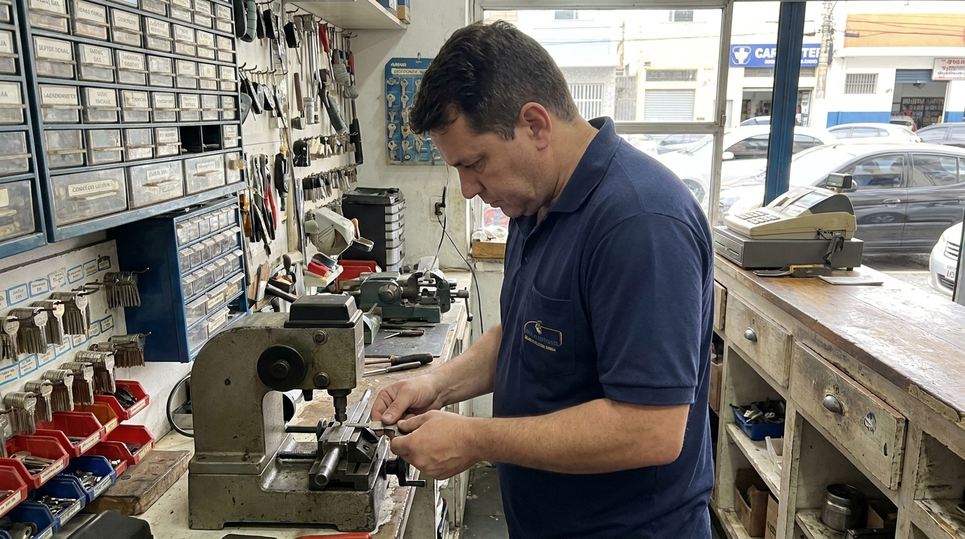 Confecção de Chave Automotiva profissional em Joinville‑SC