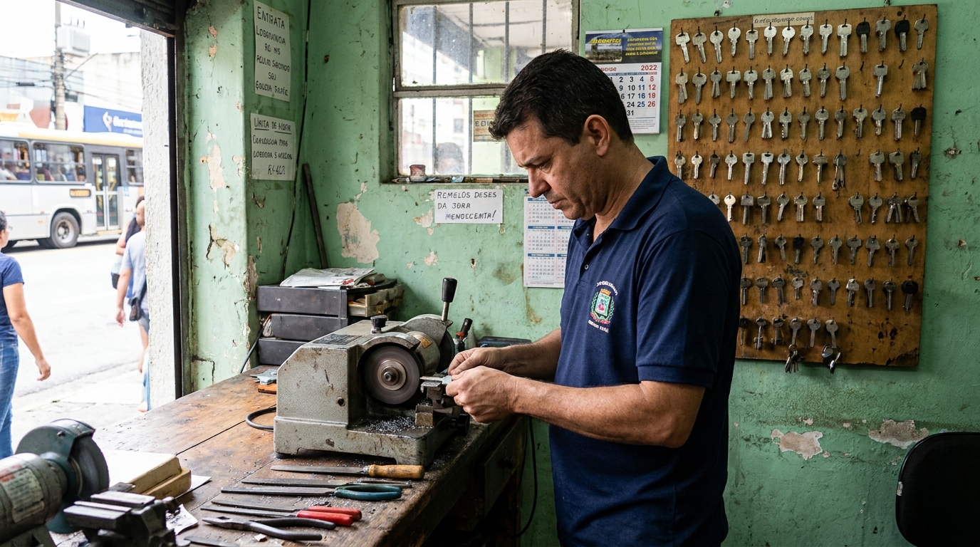 Cópia de Chave Residencial profissional em Joinville‑SC