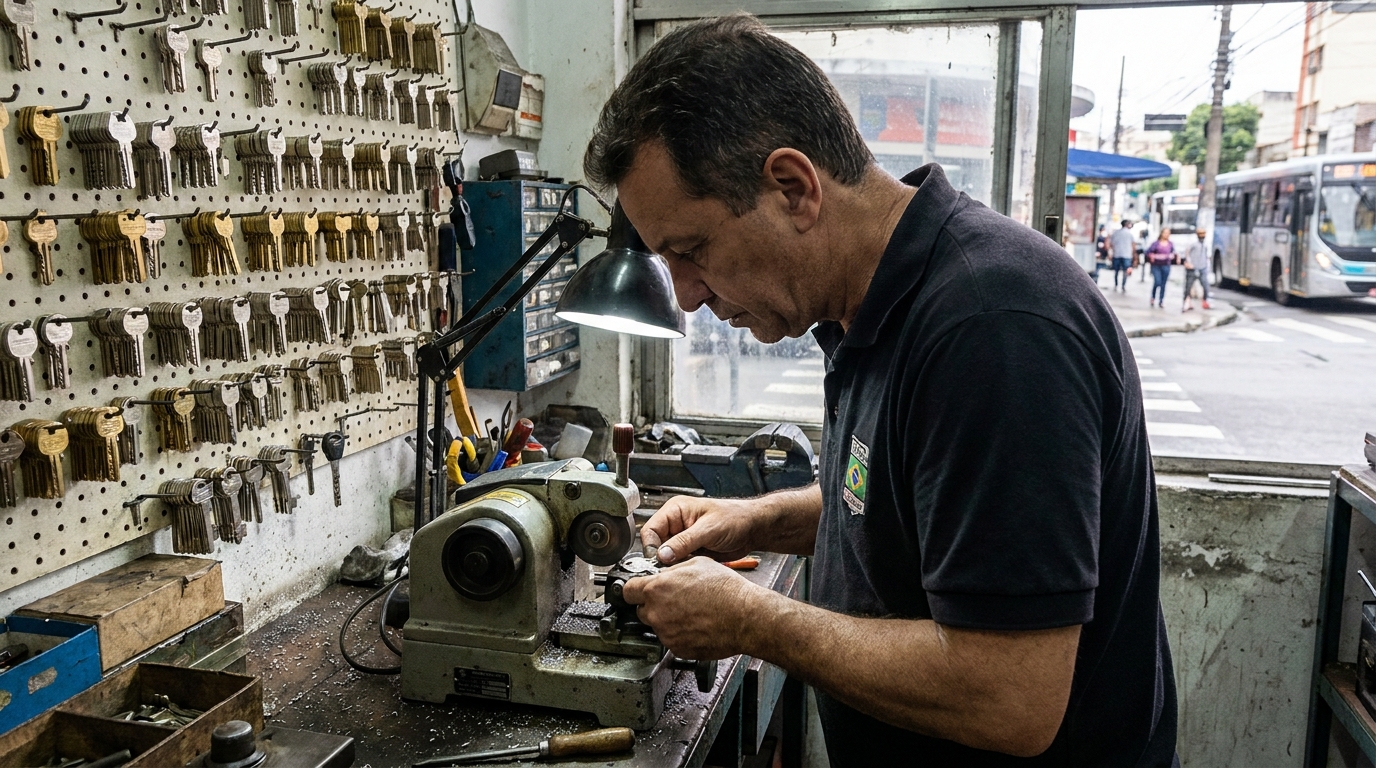 Cópia de Chave Residencial em Joinville‑SC